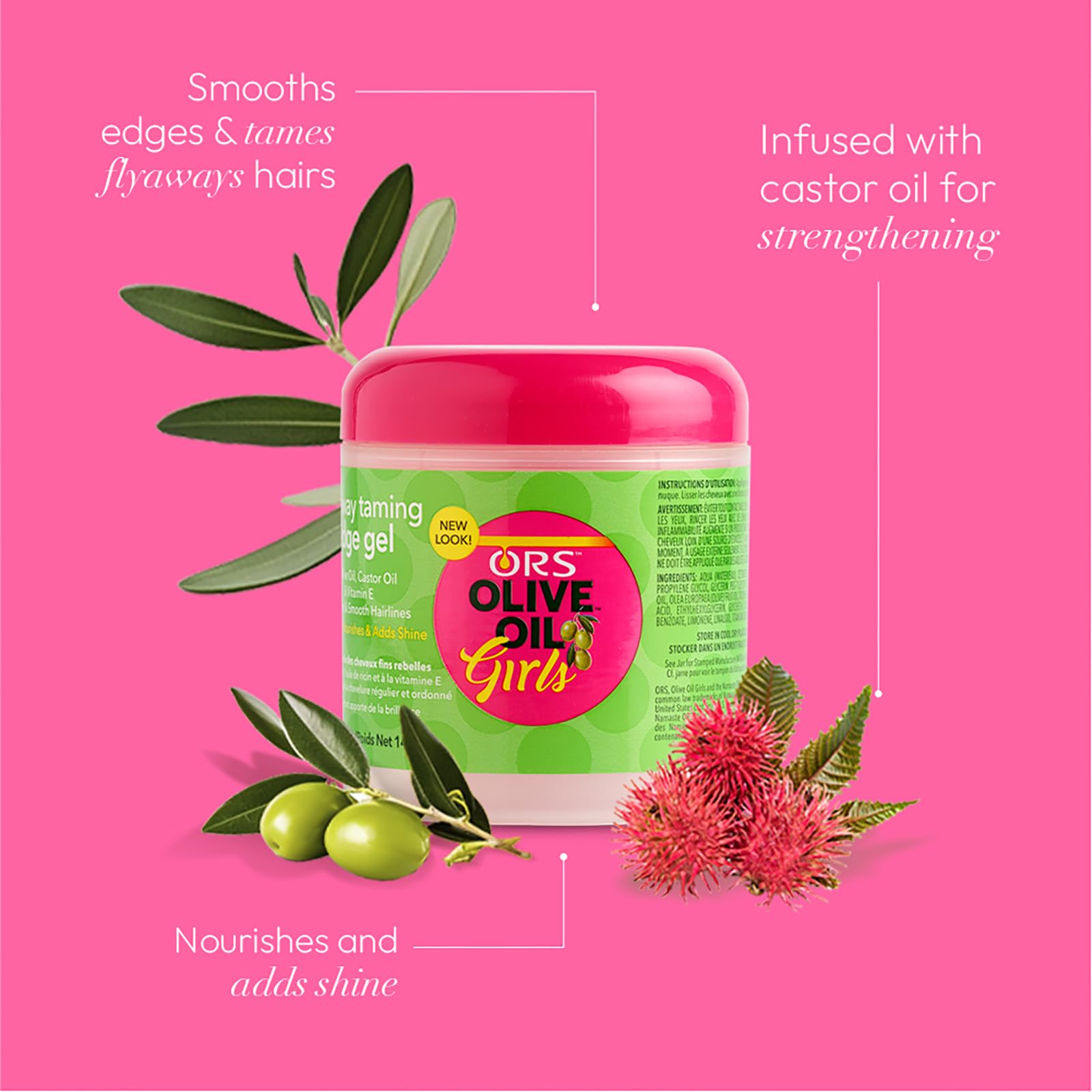 Organic Root Stimulator Olive Oil Girls Fly Away Taming Hair Gel, 5 Ounce by Organic Root Stimulator